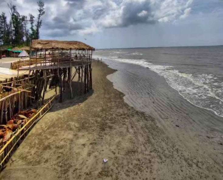 Shankarpur Sea beach, West Bengal, India